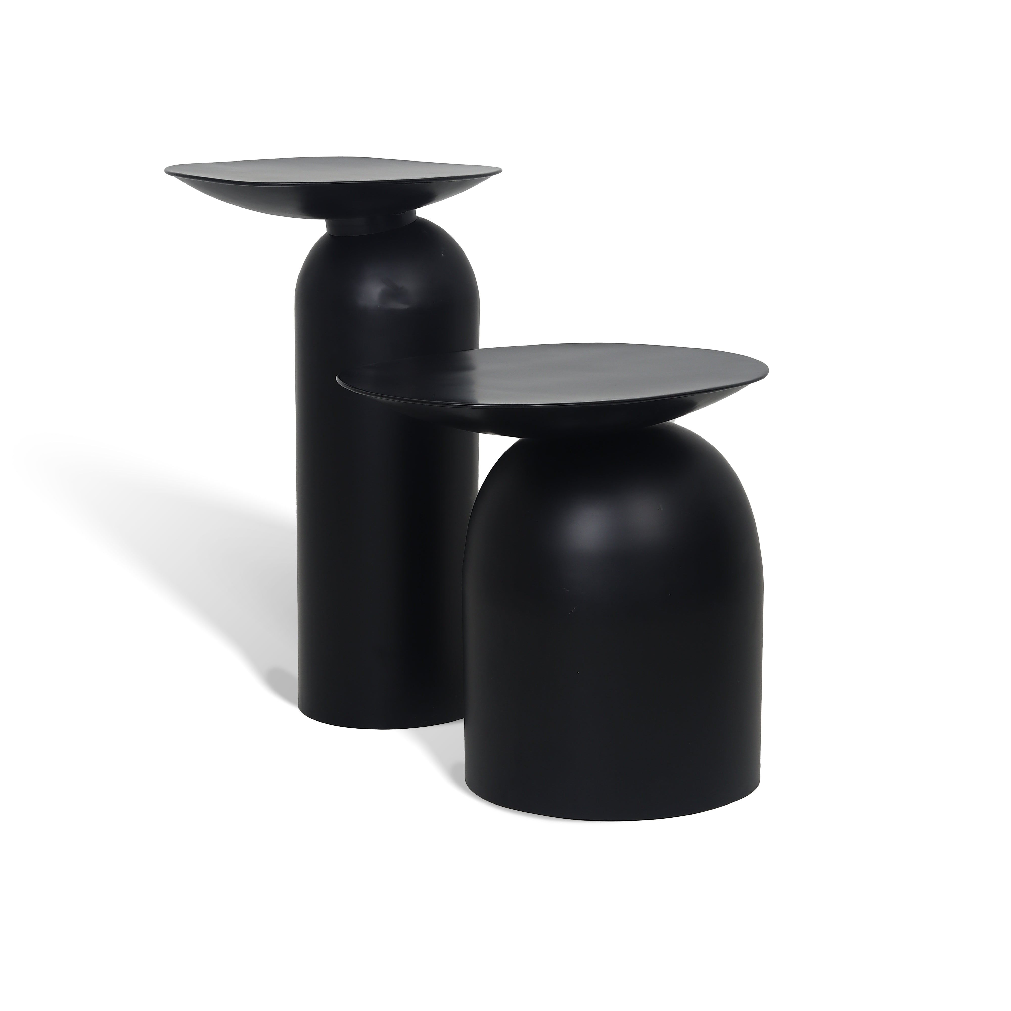 Dolphin Tables Set of 2 Black